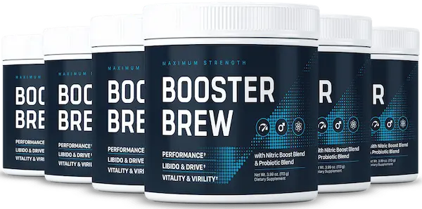 Sechs Dosen Booster Brew, das 6-Monats-Paket